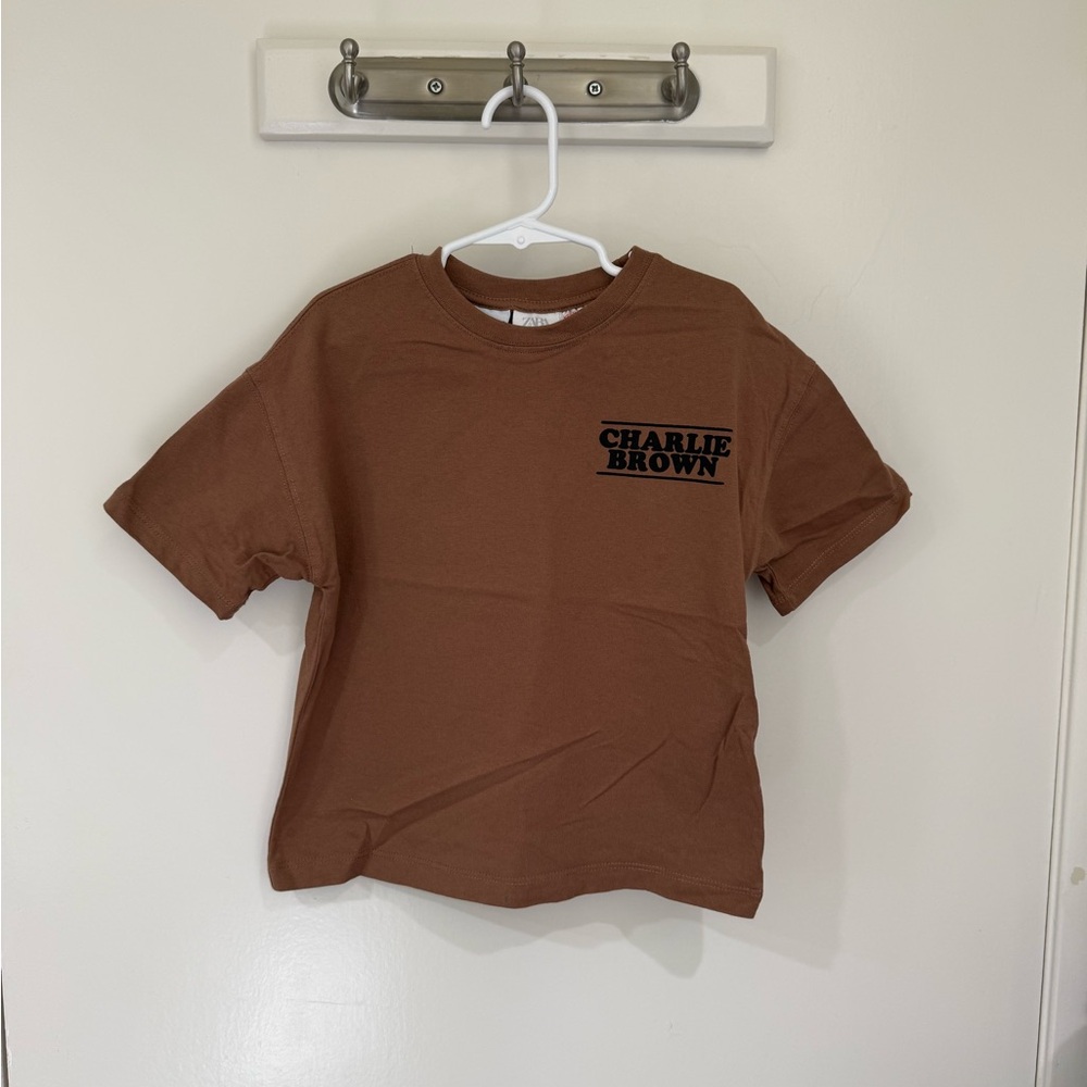 Zara Charlie Brown Peanuts Tee 6 Years